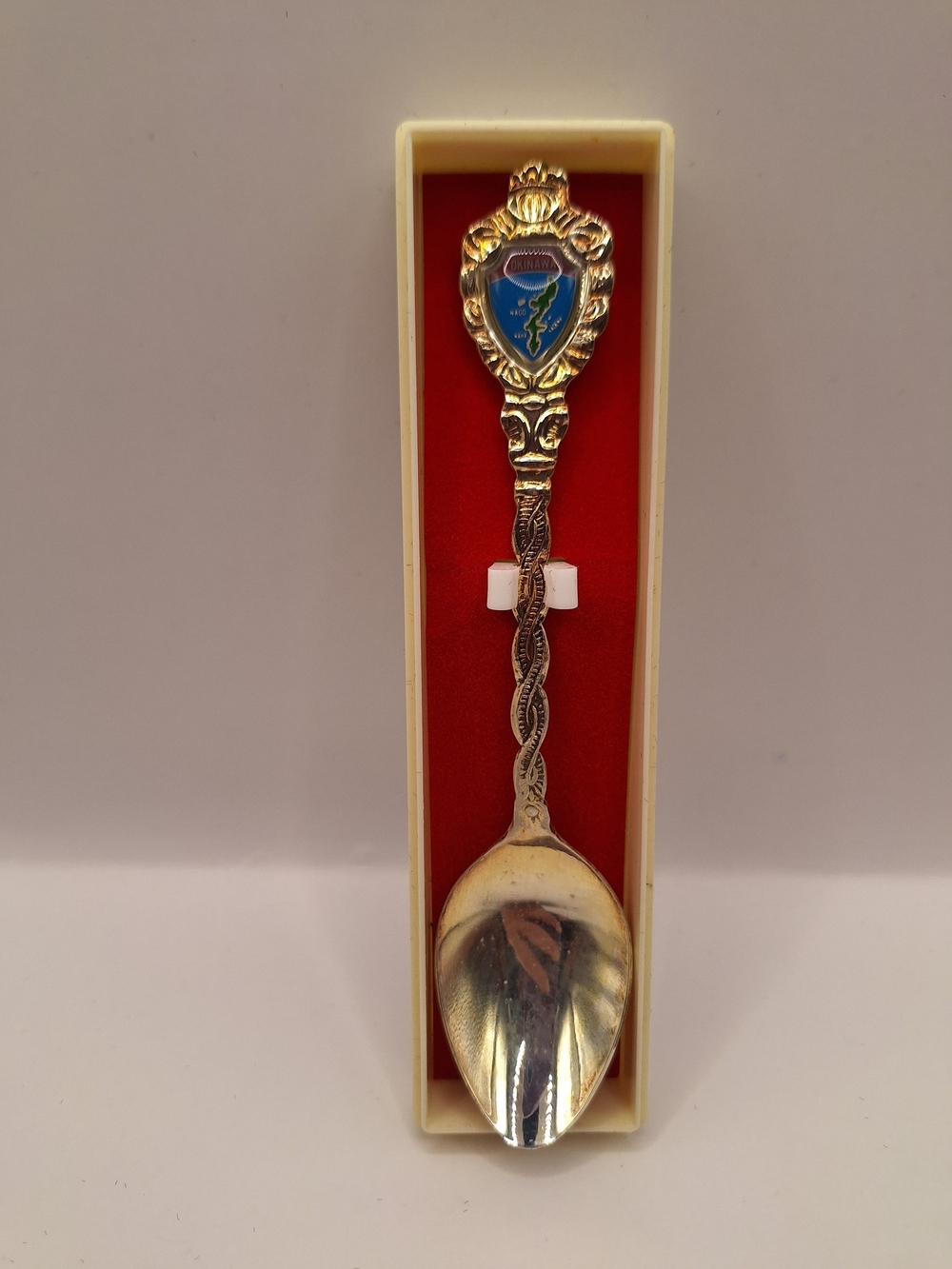 Vintage Okinawa Japan Souvenir Spoon Travel Memorabilia Collectible